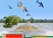 Ichthyosaurs from the arcade game.