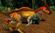 Parasaurolophus in Lost World Arcade