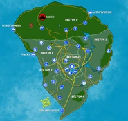 Карта, учитывающая расположение новых географических объектов из "Мелового Лагеря"