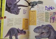 Triceratops and T. rex pages.