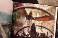 Aviary picture in the Jurassic World Special Edition Junior Novelization