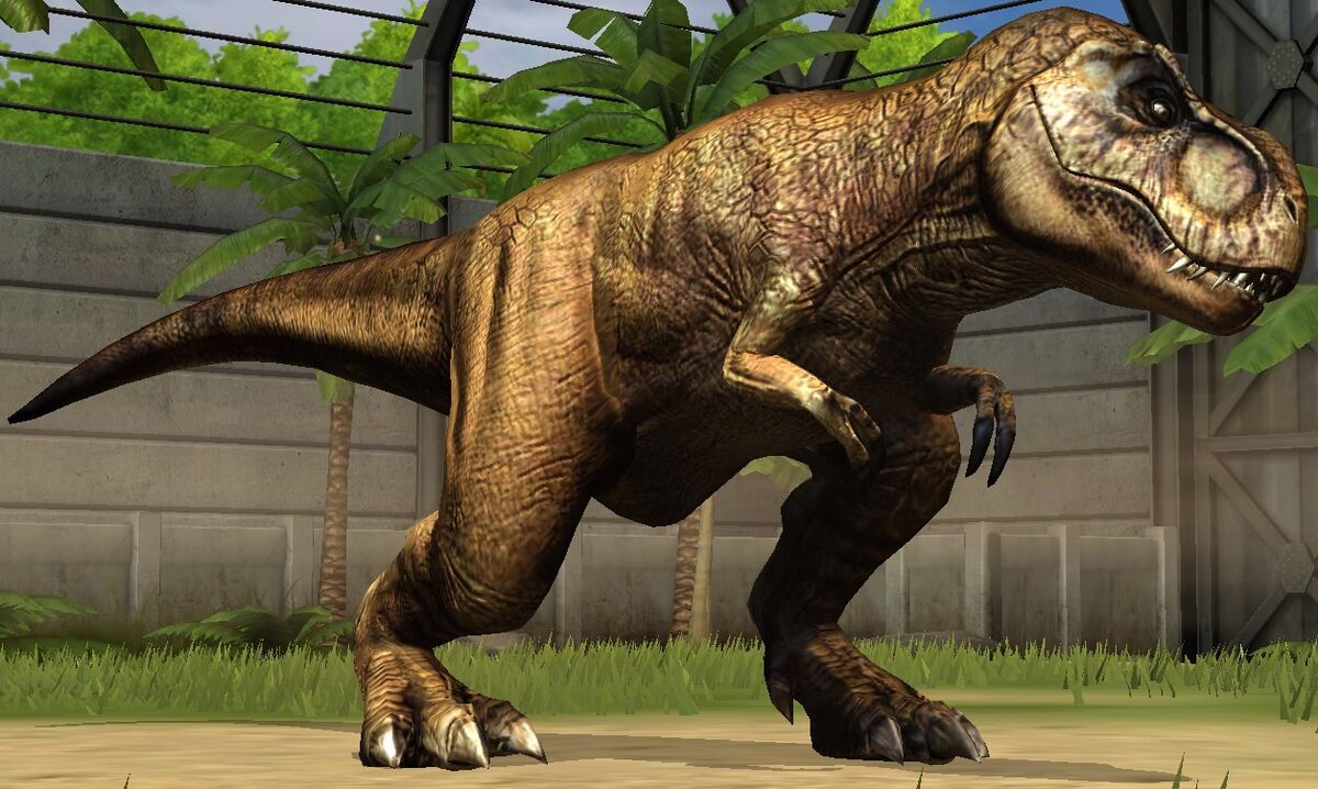 The T. rex could really take a - Jurassic World: The Game