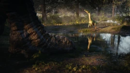 JWE2 Coelophysis encounters T-rex