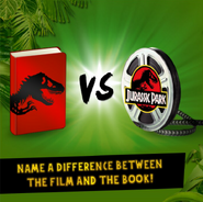 Name a difference between the film and the book!