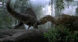 Spinosaurus Vs T Rex Scene Jurassic Park Wiki Fandom