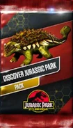 Ankylosaurus Discover Jurassic Park Pack