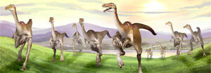 Gallimimus-art