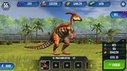 Parasaurolophus from Jurassic World: The Game (Level 30).