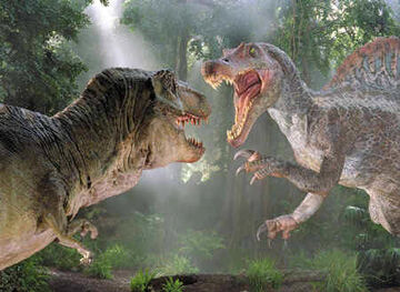 VR 360 Dinosaur Jurassic T-REX Chase ( 360 Dinosaur Park )