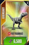 Yutyrannus card