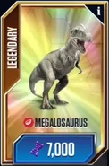 Megalosaurus card