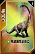 Brachiosaurus Card