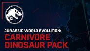 Jurassic World Evolution Carnivore Dinosaur Pack Out Now