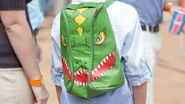 T. rex backpack from T. rex Kingdom giftshop