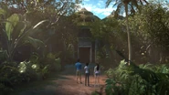 3 campers found the abandoned Visitor Center.png (2.61 MB) The Visitor Center was first discovered by Zack and Gray in the 2015 film later in Camp Cretaceous Season 3, Darius, Kenji and Yaz discovered the ruins.