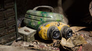 Night vision goggles in the garage