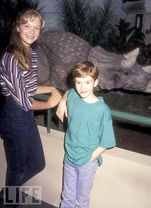  and  with a cut infant Triceratops from the film, likely Ralph