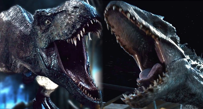 Rexy contre l'Indominus
