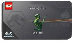 Compsognathus jurassic park lego shop
