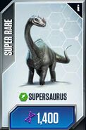 Supersaurus card.