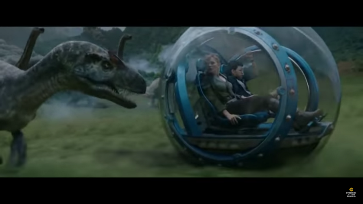 Jurassic world sales gyrosphere attack