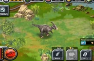 Parasaurolophus from Jurassic Park: Builder (Level 1).
