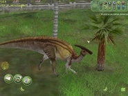 Parasaurolophus walking in Jurassic Park: Operation Genesis.