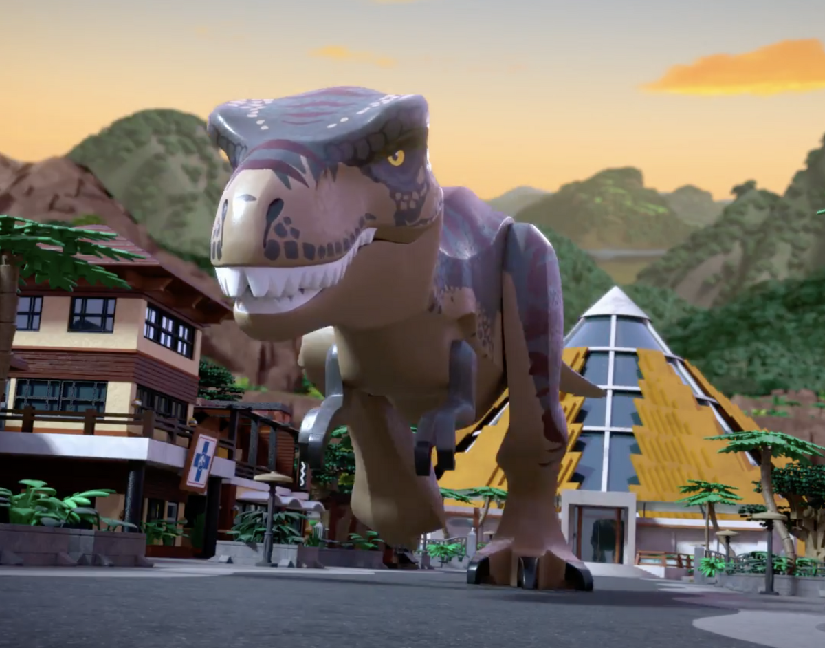 🦖T. REX on the Loose!  LEGO JURASSIC WORLD: DOUBLE TROUBLE 