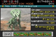 Torosaurus in Jurassic Park III: Park Builder.