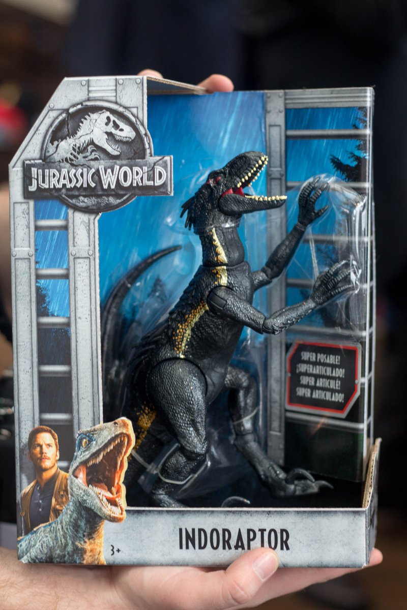 Jurassic World Fallen Kingdom Super Poseable Indoraptor Jurassic Park Mattel NEW 