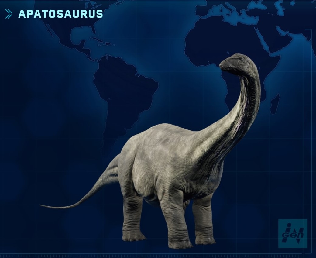 apatosaurus jurassic world evolution