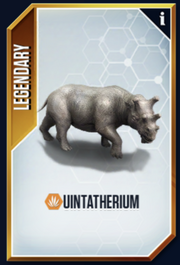 Uintatherium New Card