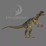 Dilophosaurus Chris Sears frill closed