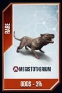 Megistotherium Card Chances