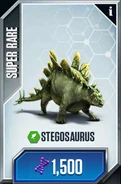 Stegosaurus card