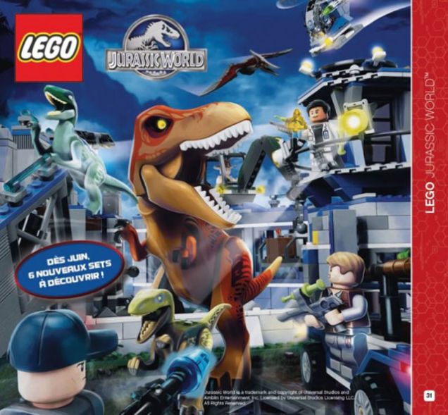 Lego Jurassic World Build Your Own Adventure Book and Building Toy