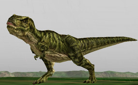 A Tyrannosaurus in 2004's Operation Genesis.