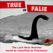 Loch Ness Monster Plesiosaur true or false