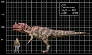 Ceratosaurus comparacion