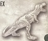 Silver Tyrannosaurus rex