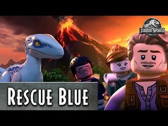 lego jurassic blue