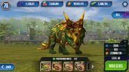 Fully maxed Pachyrhinosaur