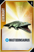 Mastodonsaurus Card