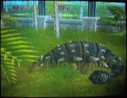 An Ankylosaurus is seen sleeping in JP:OG.