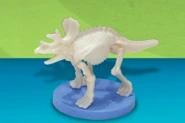 Glow-in-the-dark Triceratops Skeleton Puzzle