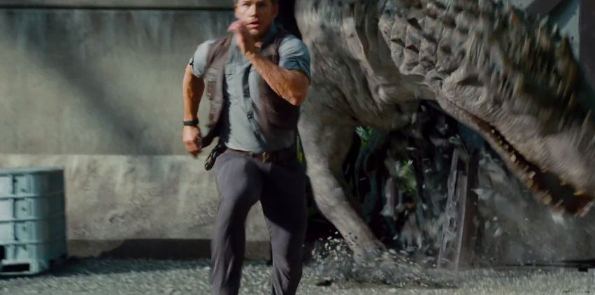 Indominus Rex vs Park Security!, Jurassic World (2015)