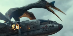 Jurassic World Dominion Quetzalcoatlus Dinosauro Carnivoro con Azioni di  Attacco