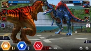 Level 30 T. rex vs Level 31 Spinosaurus