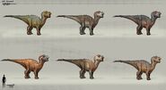 JW Camp Cretaceous Bumpy Baby Maiasaura Concept Art 2
