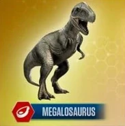Megalosaurus in Jurassic World: The Game